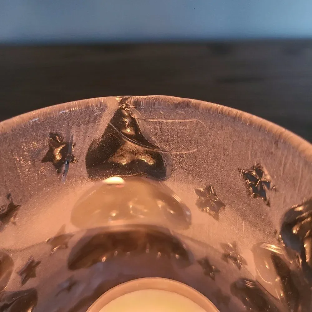 Vintage textured glass